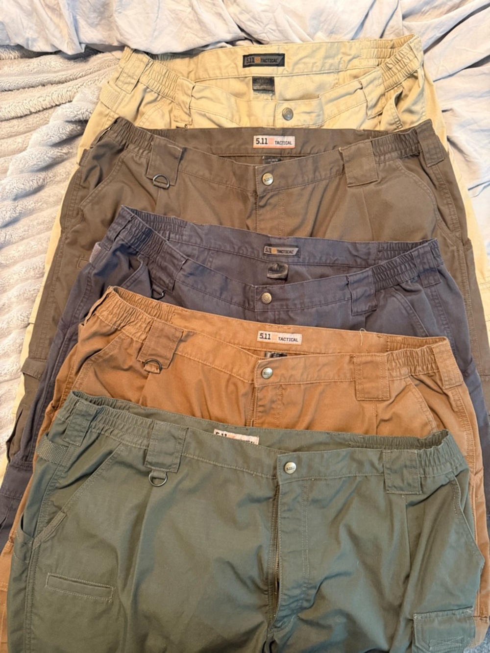 5 pair 5:11 Tactical pants